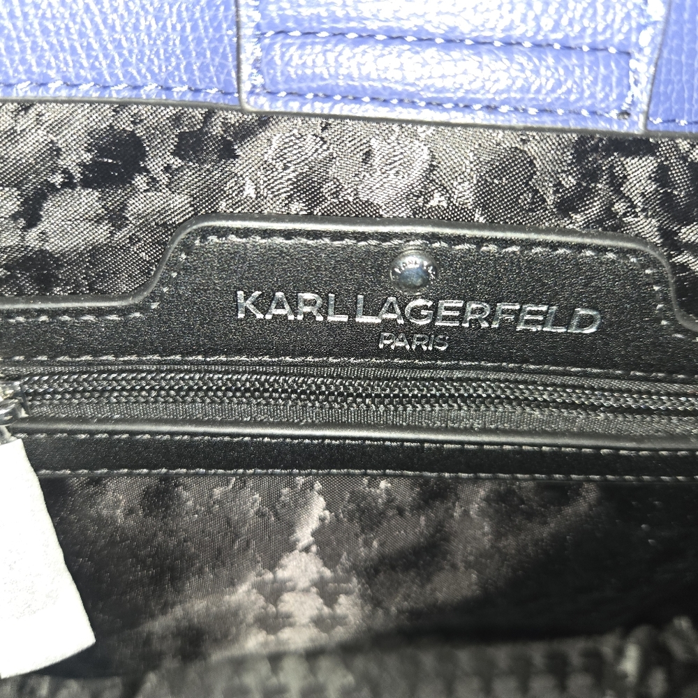 Karl Lagerfeld Purple Tote Bag with Sophisticated Design - Picture 4 of 4